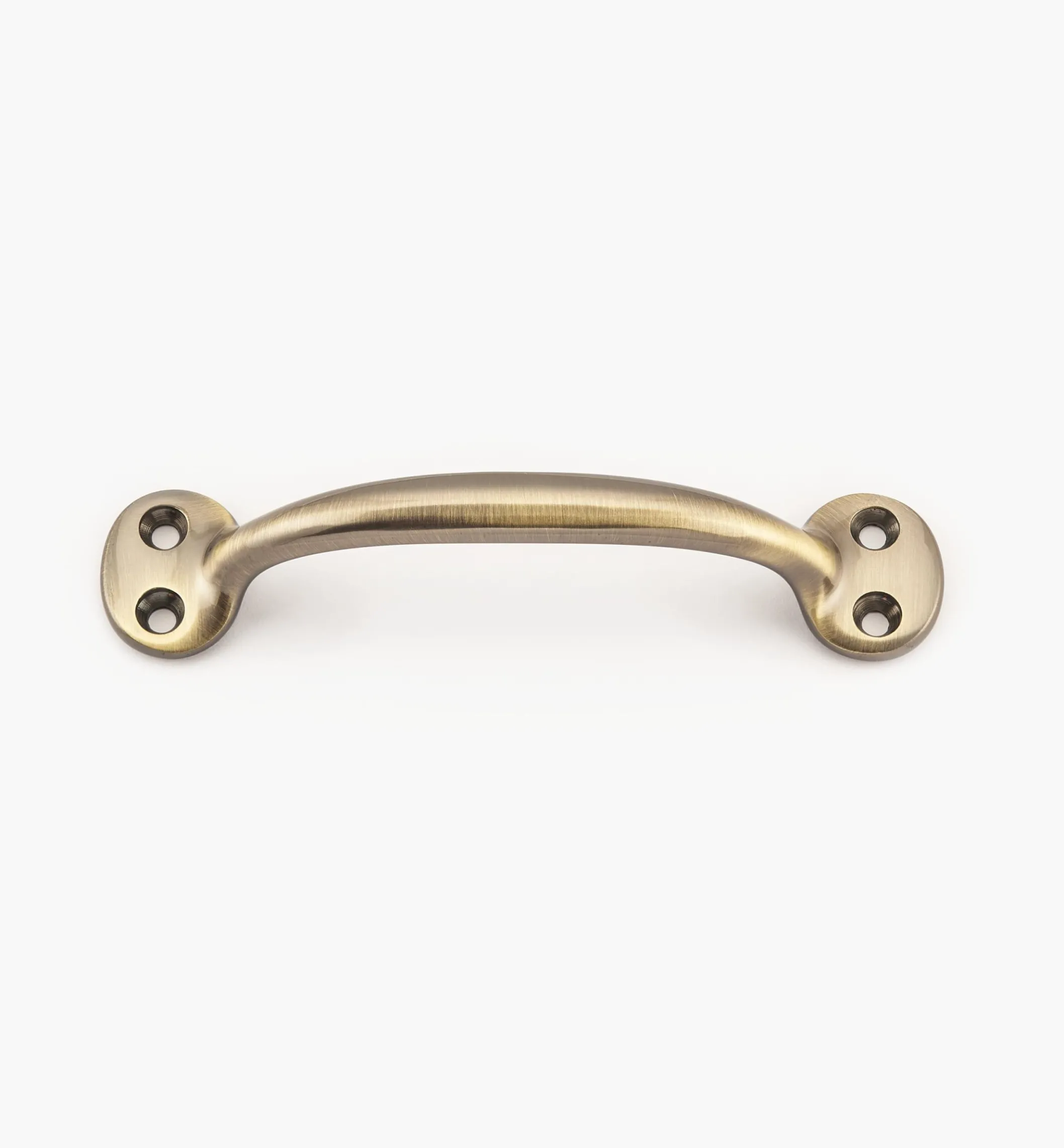 4 7/8" Cast Brass Oval-Post Utility Handle