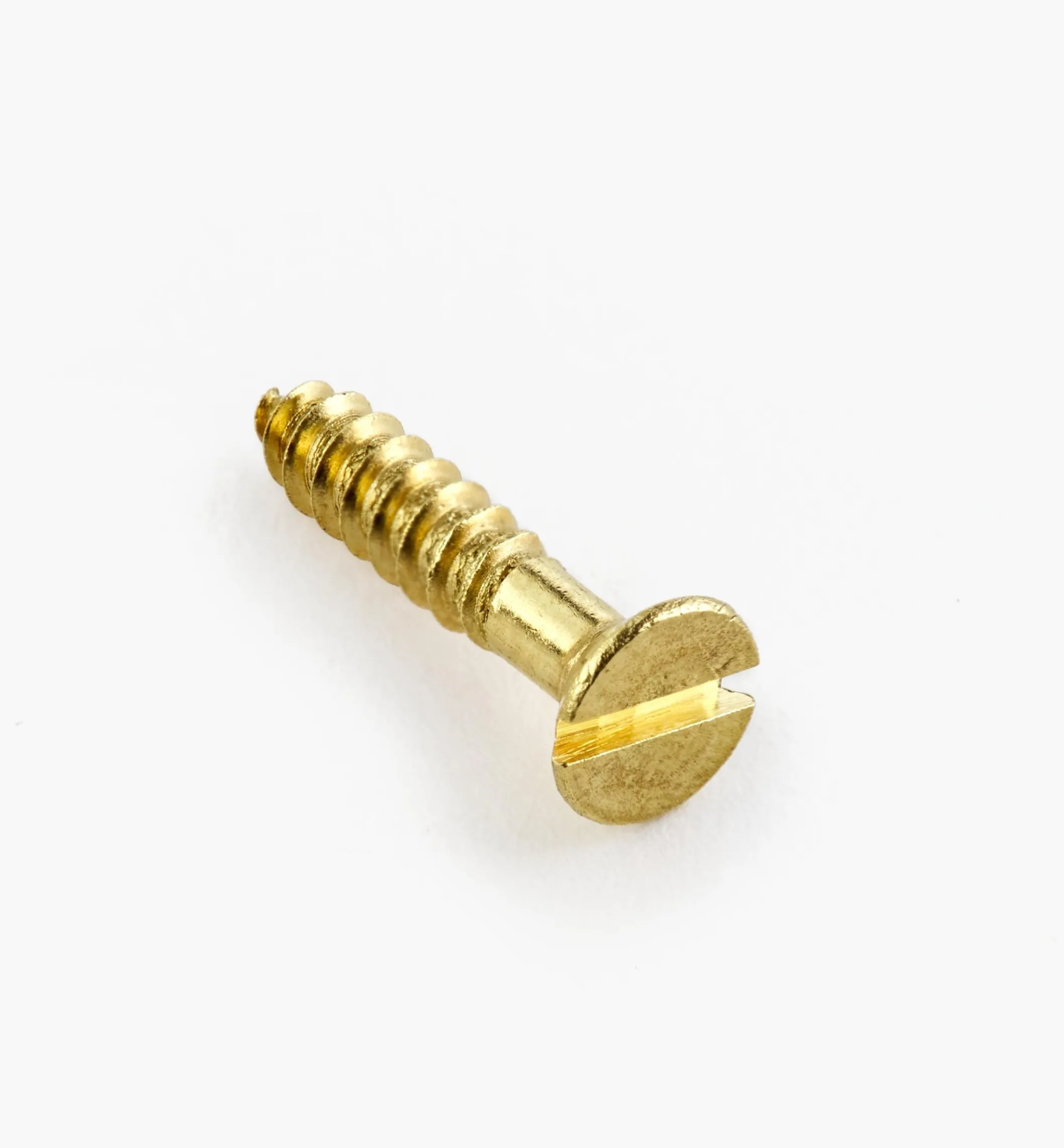 1/2" #3 Flat-Head Brass Screws