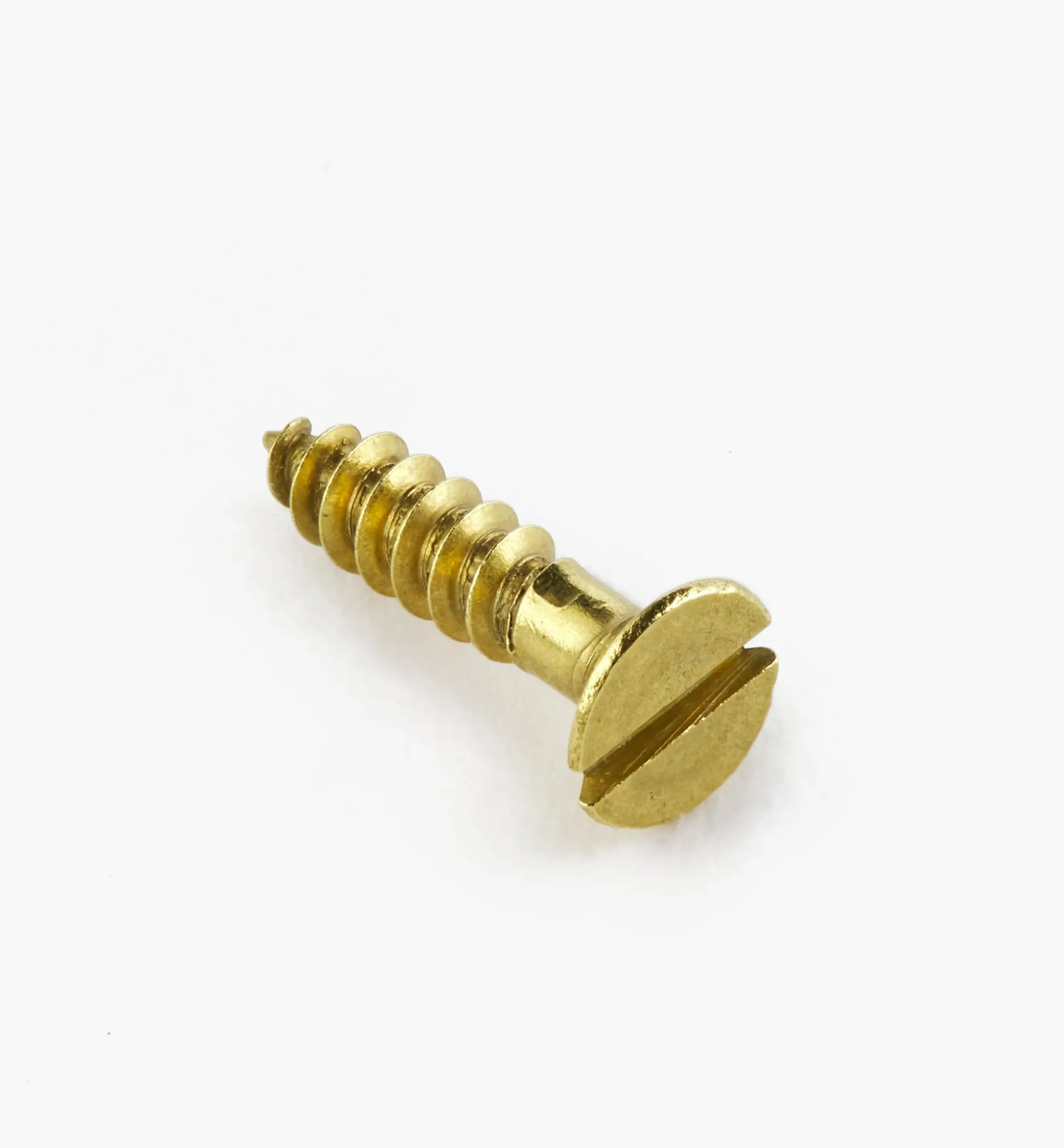 1/2" #4 Flat-Head Brass Screws