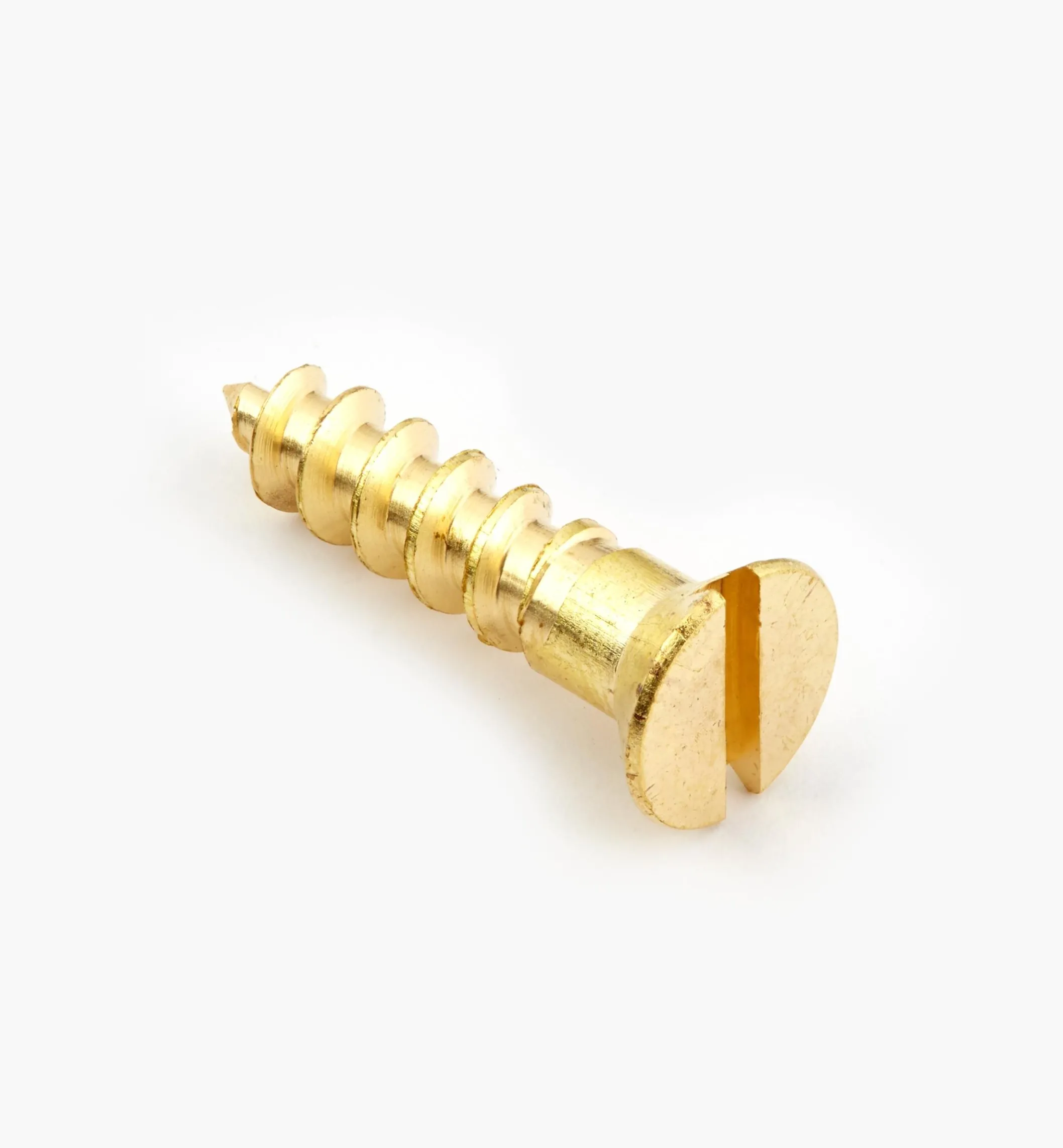 #12 Flat-Head Brass Screws