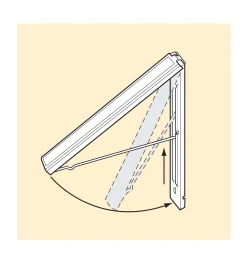 12" Folding Hanging Rack