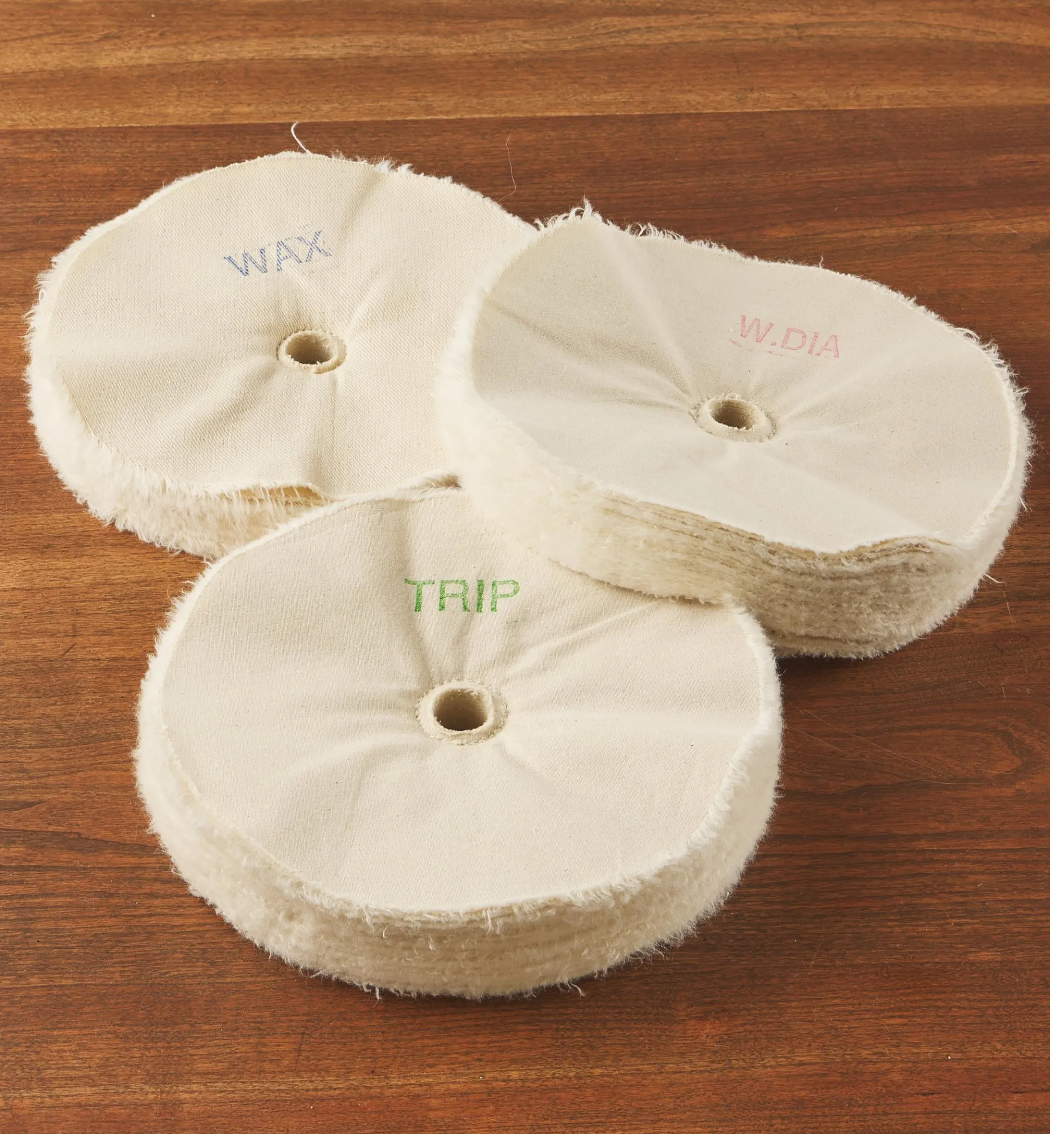 8" Replacement Buffs For Beall 3-On Lathe System