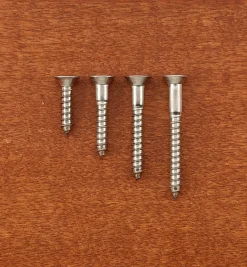 316 Stainless-Steel #8 Flat-Head Screws
