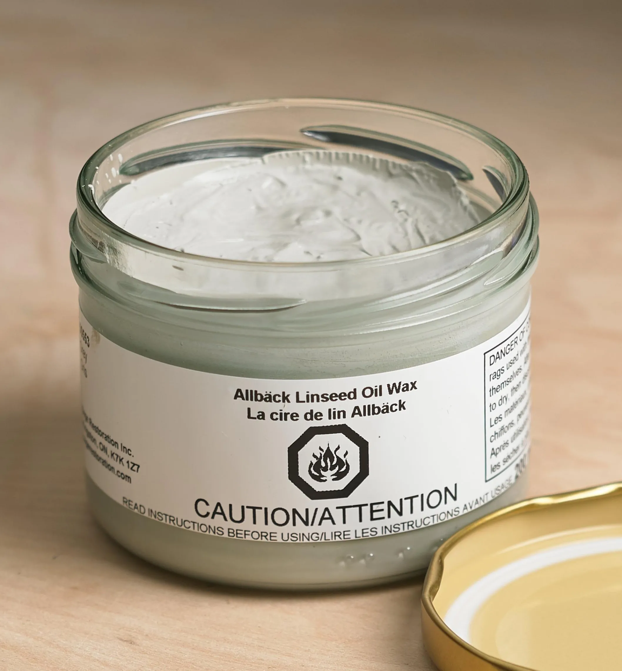 Allbäck Gray Linseed Oil Wax