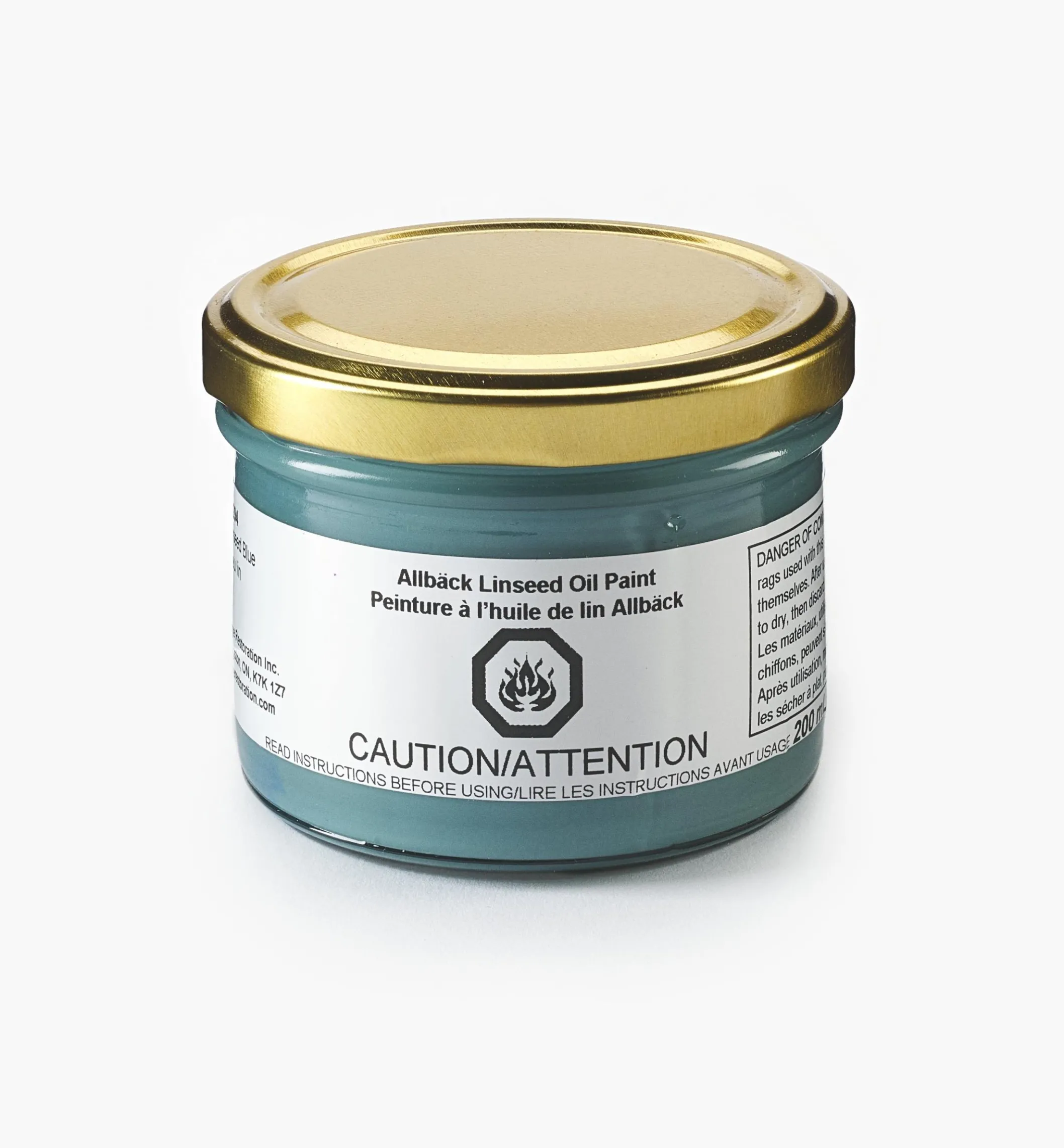 Allbäck Linseed Blue Linseed Oil Paint