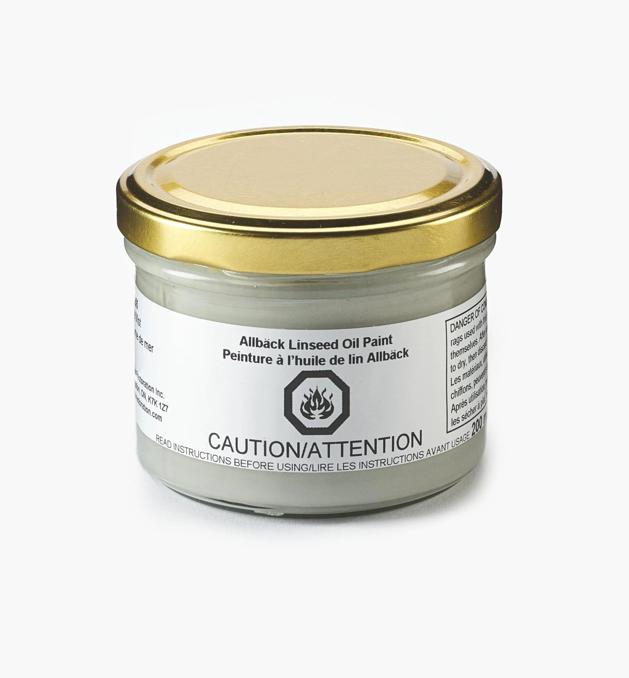 Allbäck Sea Mist Linseed Oil Paint