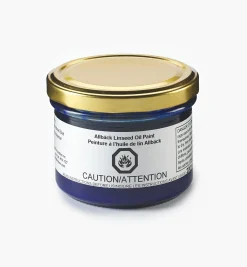 Allbäck Ultramarine Blue Linseed Oil Paint