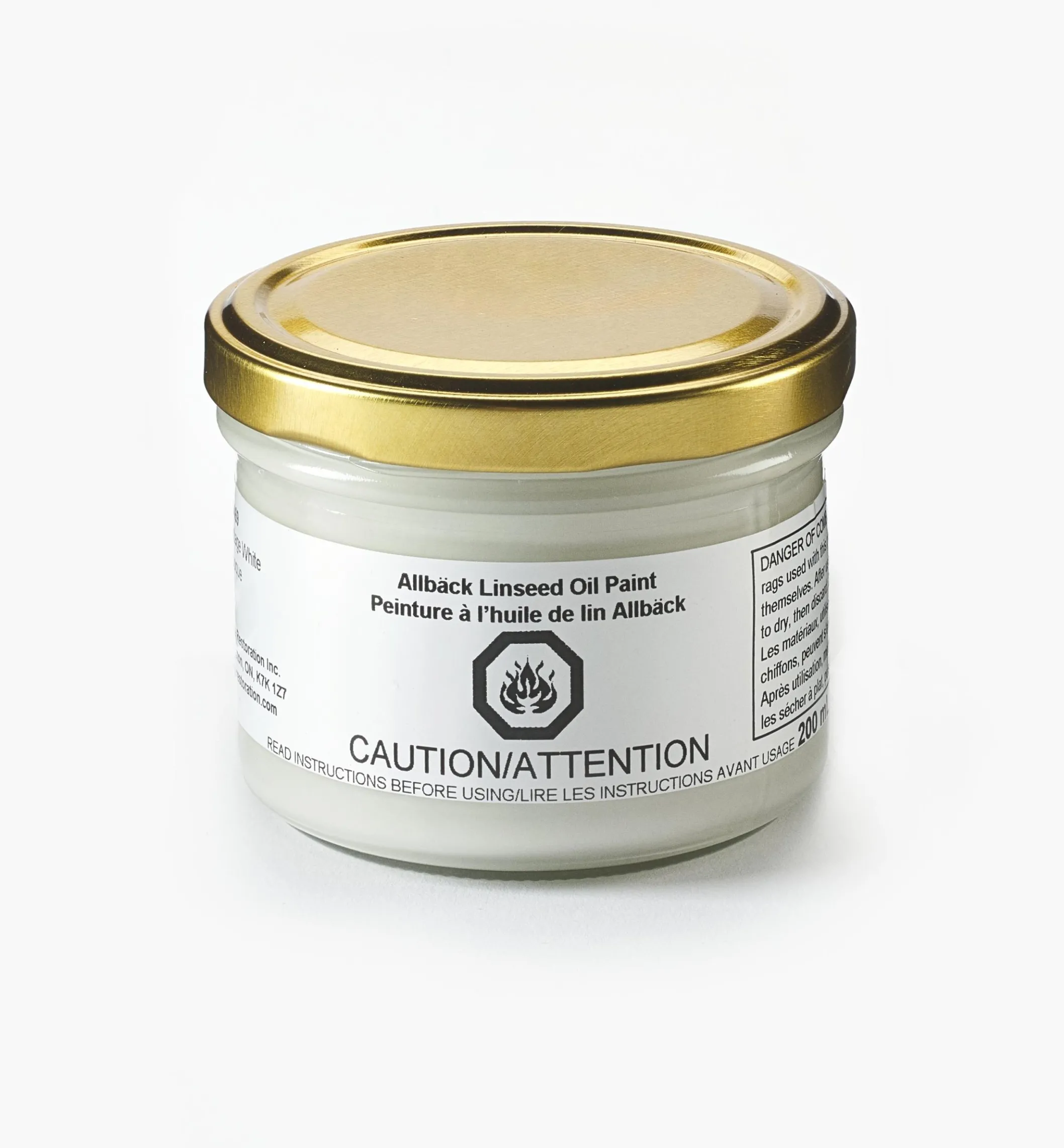 Allbäck Vintage White Linseed Oil Paint