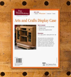 Arts And Crafts Display Case Plan