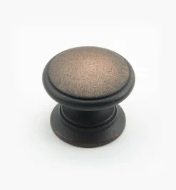 Bevelled Brass Round Knobs