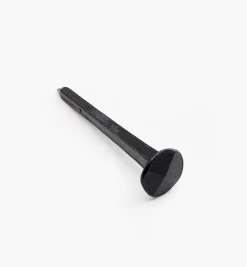 Black Steel Diamond-Head Forged Nails From Clouterie Rivierre