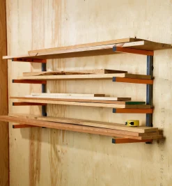 Bora Four-Shelf Lumber Rack