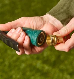 Brass Quick Connect Set With Water Stop