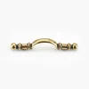 Burnished Brass Arched Die-Cast Pull