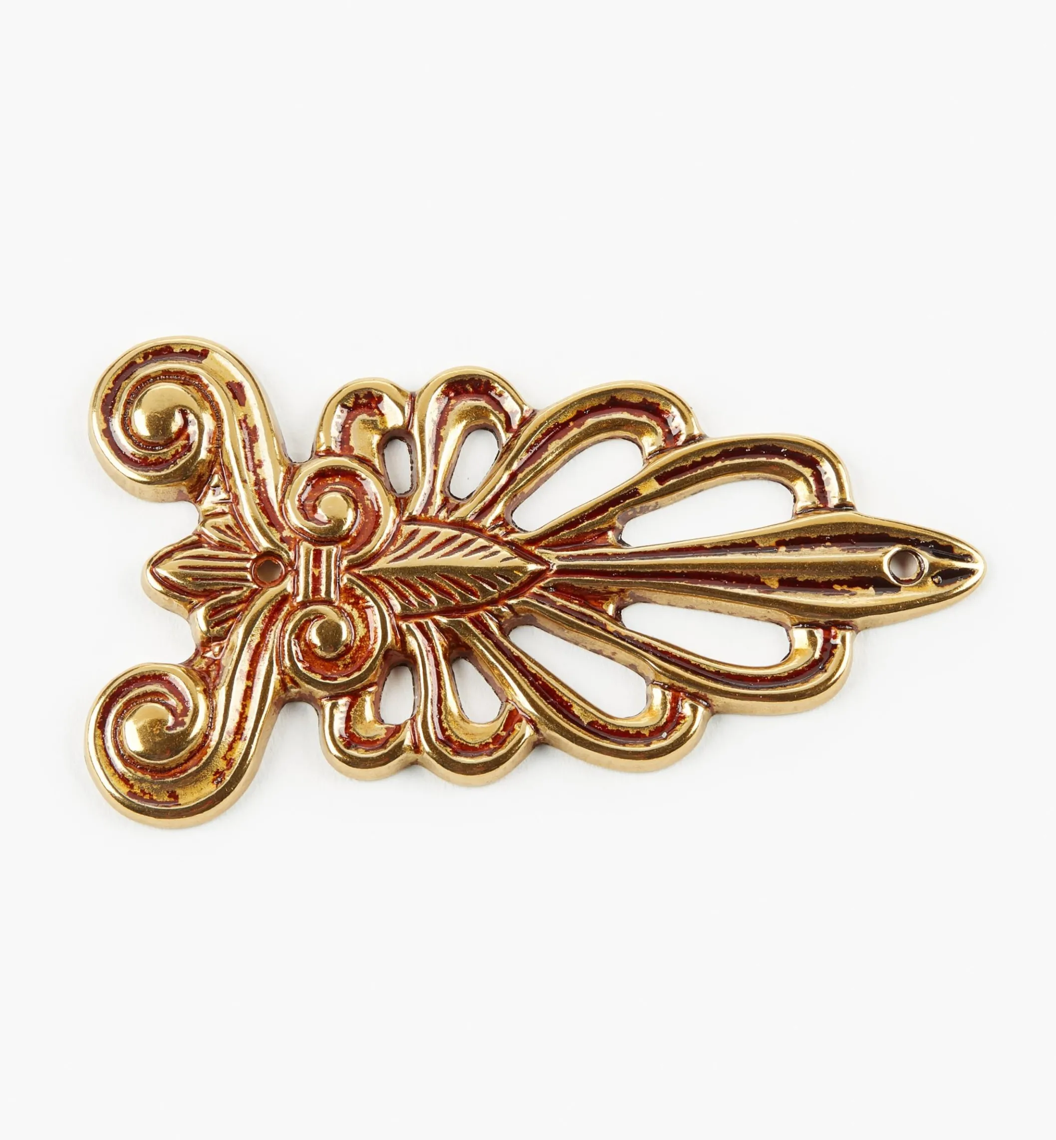 Cast Brass Appliqué Leaf Accents