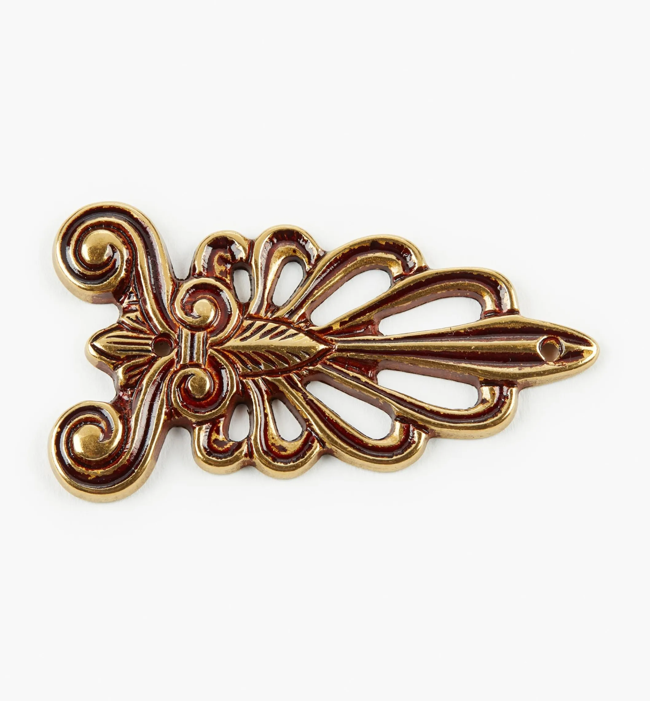 Cast Brass Appliqué Leaf Accents