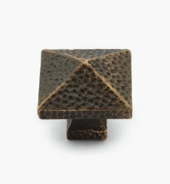 Cast Bronze Square Knob