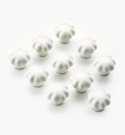 Ceramic Embossed Shell Knobs