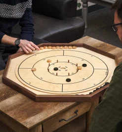 Deluxe Crokinole, Checker & Chess Board