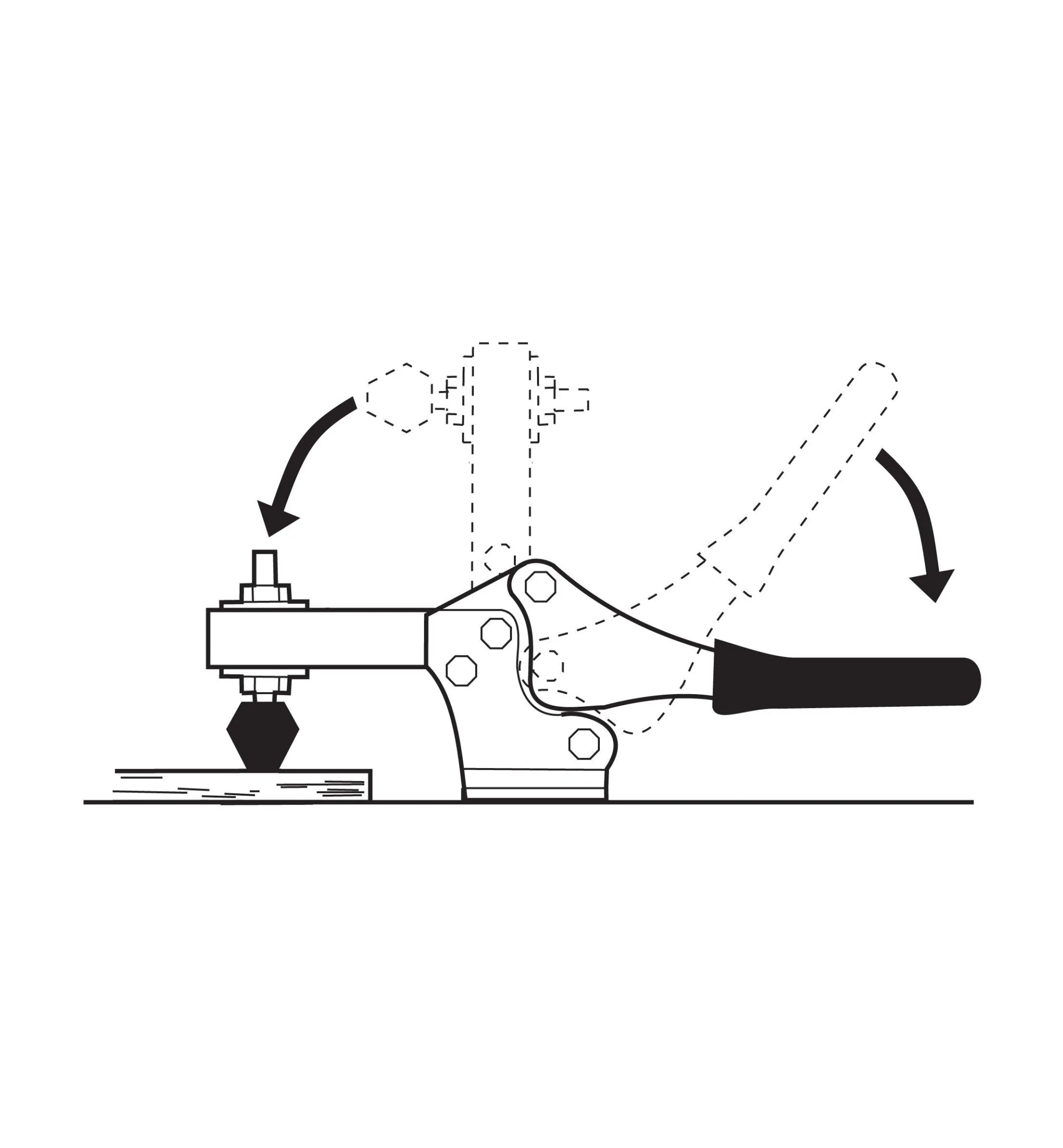 DeStaCo Horizontal Toggle Clamps
