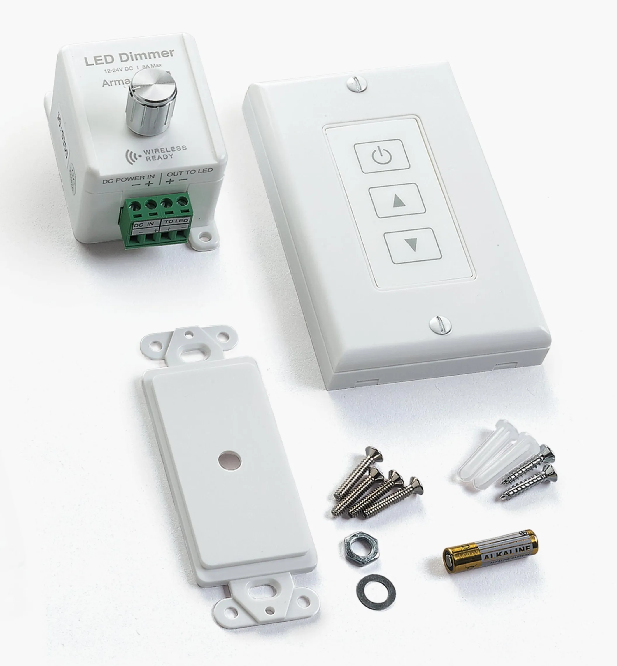 Dimmer Switch With Wireless Touchpad For White LED Lighting (12V)