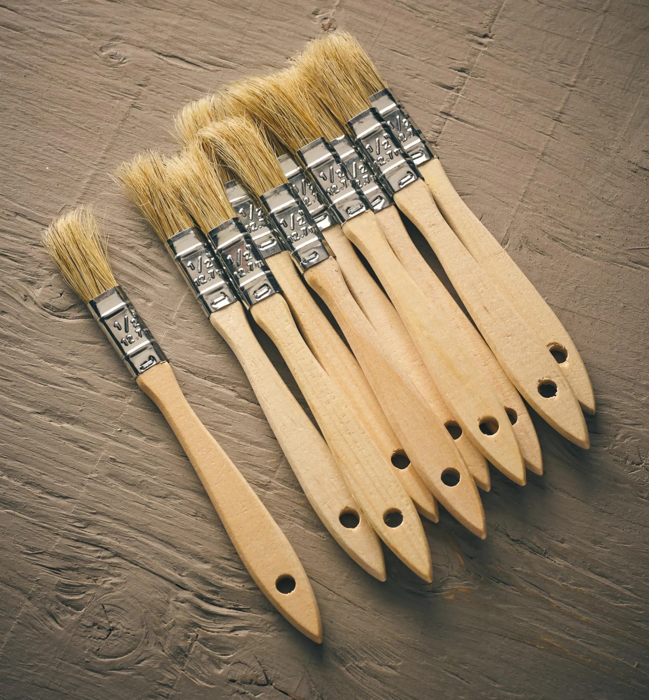 Disposable Natural-Bristle Brushes
