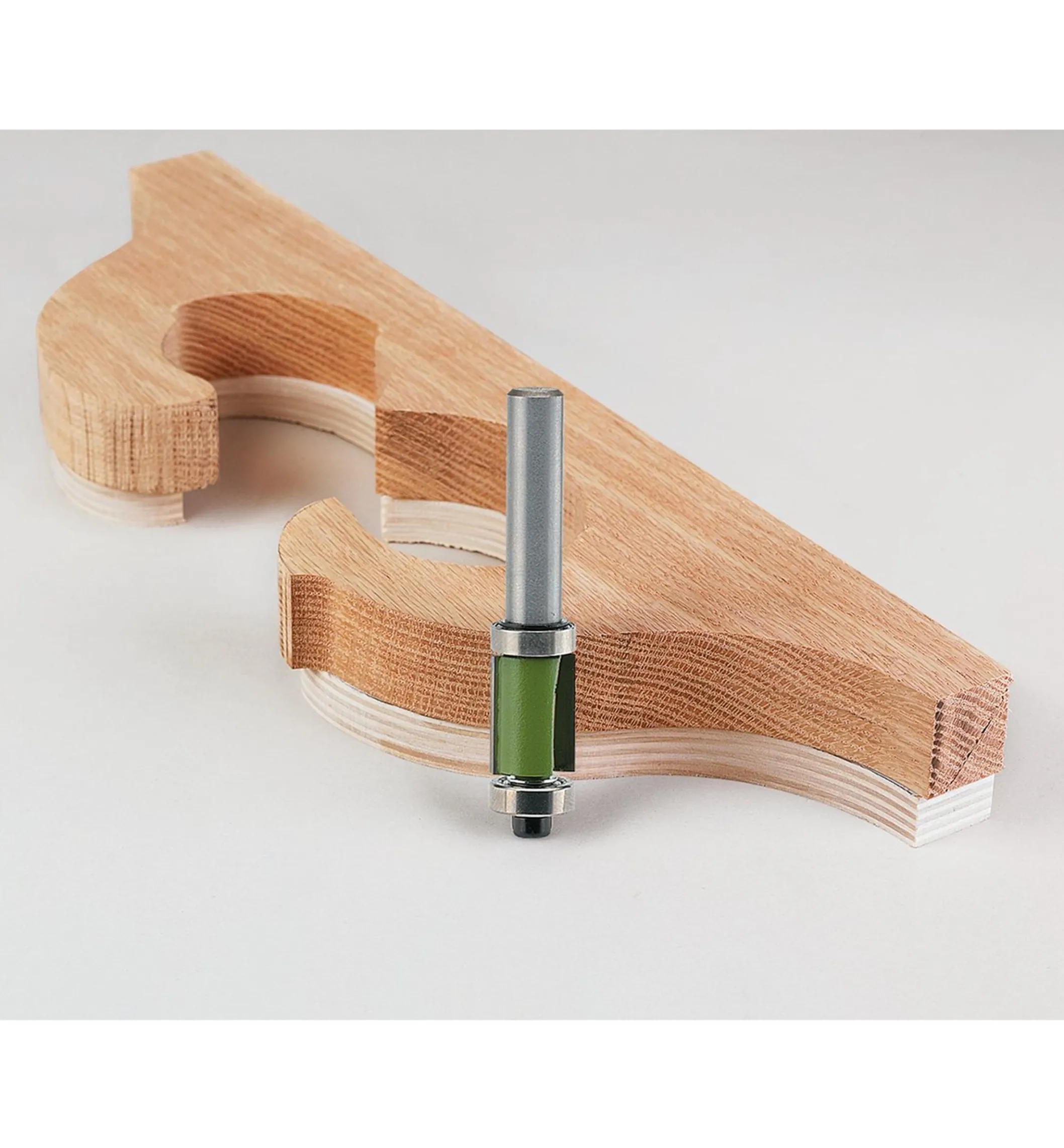 Double-Bearing Flush Trimming/Template Bits