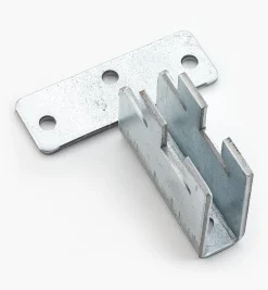 Fast-Mount Bracket For Galvanized Heavy-Duty Shelving System