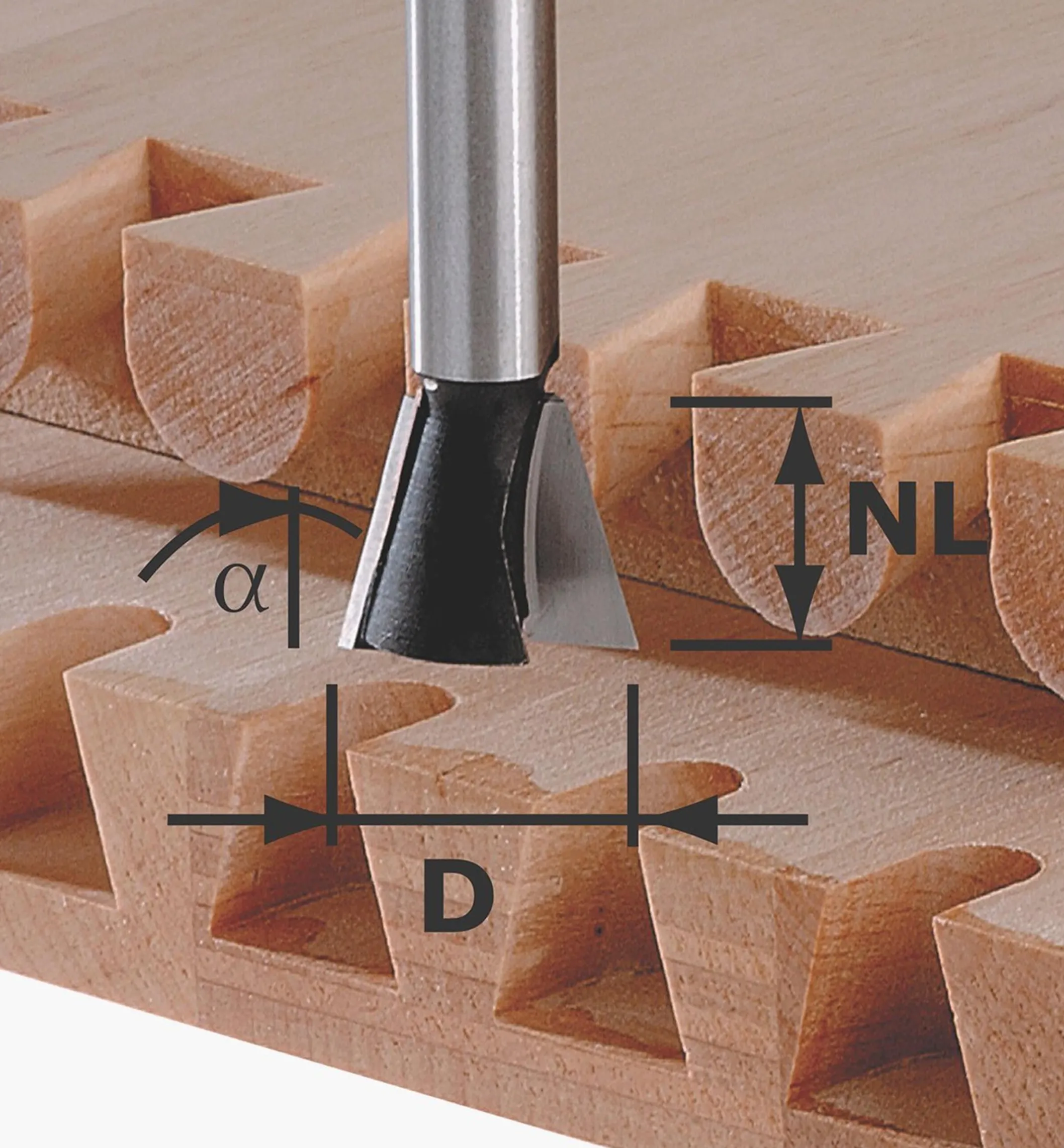 Festool Dovetail Router Bit For VS 600