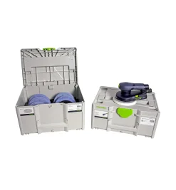 Festool ETS EC 150 And Net Abrasive Combo Kit