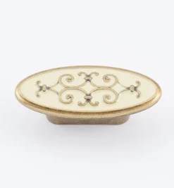 Filigree Oval Knob