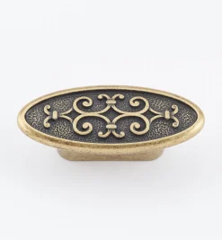 Filigree Oval Knob