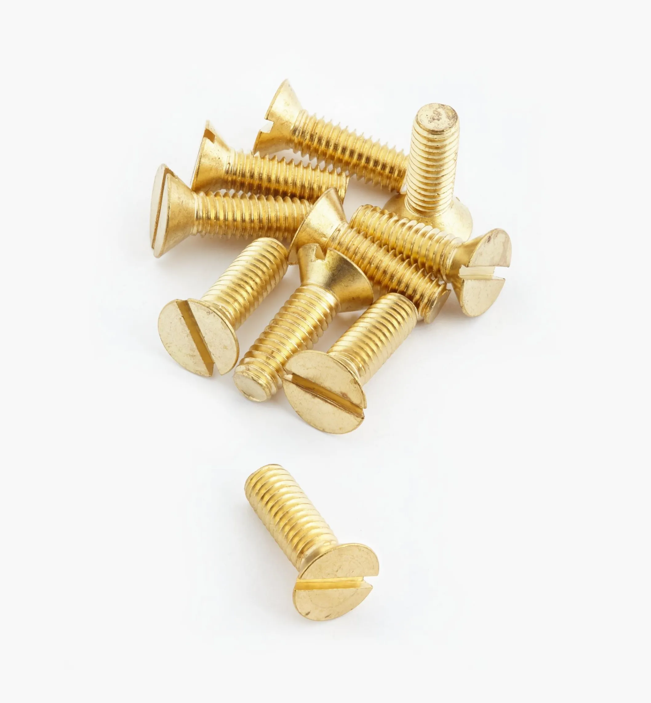 Flat-Head Slot Brass Machine Screws