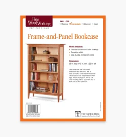 Frame-and-Panel Bookcase Plan