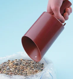 Funneling Bird Seed Scoop