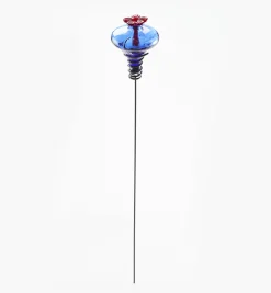 Glass Flower Hummingbird Feeder