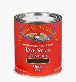 Green General Water-Based Dye Stain