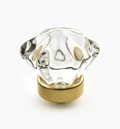 Hexagonal Glass Knob