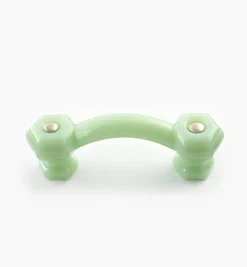 Hexagonal Glass Pull