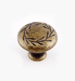 Inspirations Leaf Motif Knobs