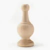 Large Hardwood Curtain Rod Finial