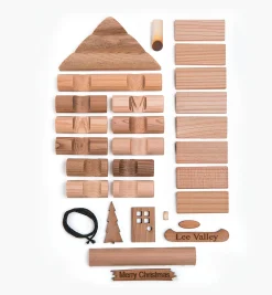 Log Cabin And Barn Ornament Kits