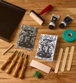 Make It Yourself Linocut Printmaking Kit