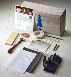 Make It Yourself Pierced-Tin Ornaments Kit