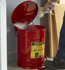 Metal Can For Flammable Waste