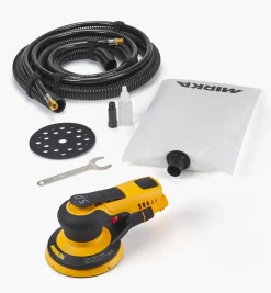 Mirka PROS 5" Pneumatic Sander With Self-Generating Vacuum, 5mm Orbit