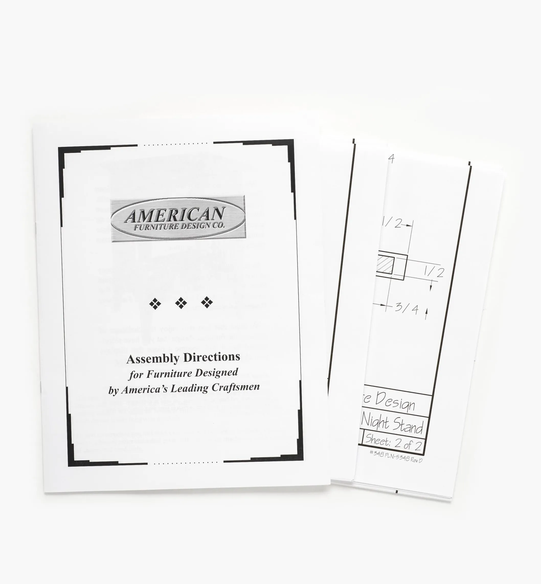 Mission Contemporary Nightstand Plan