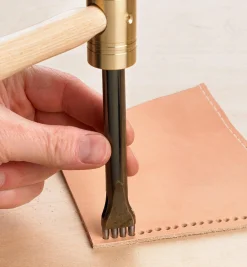 Multi-Hole Punch For Leather Lacing