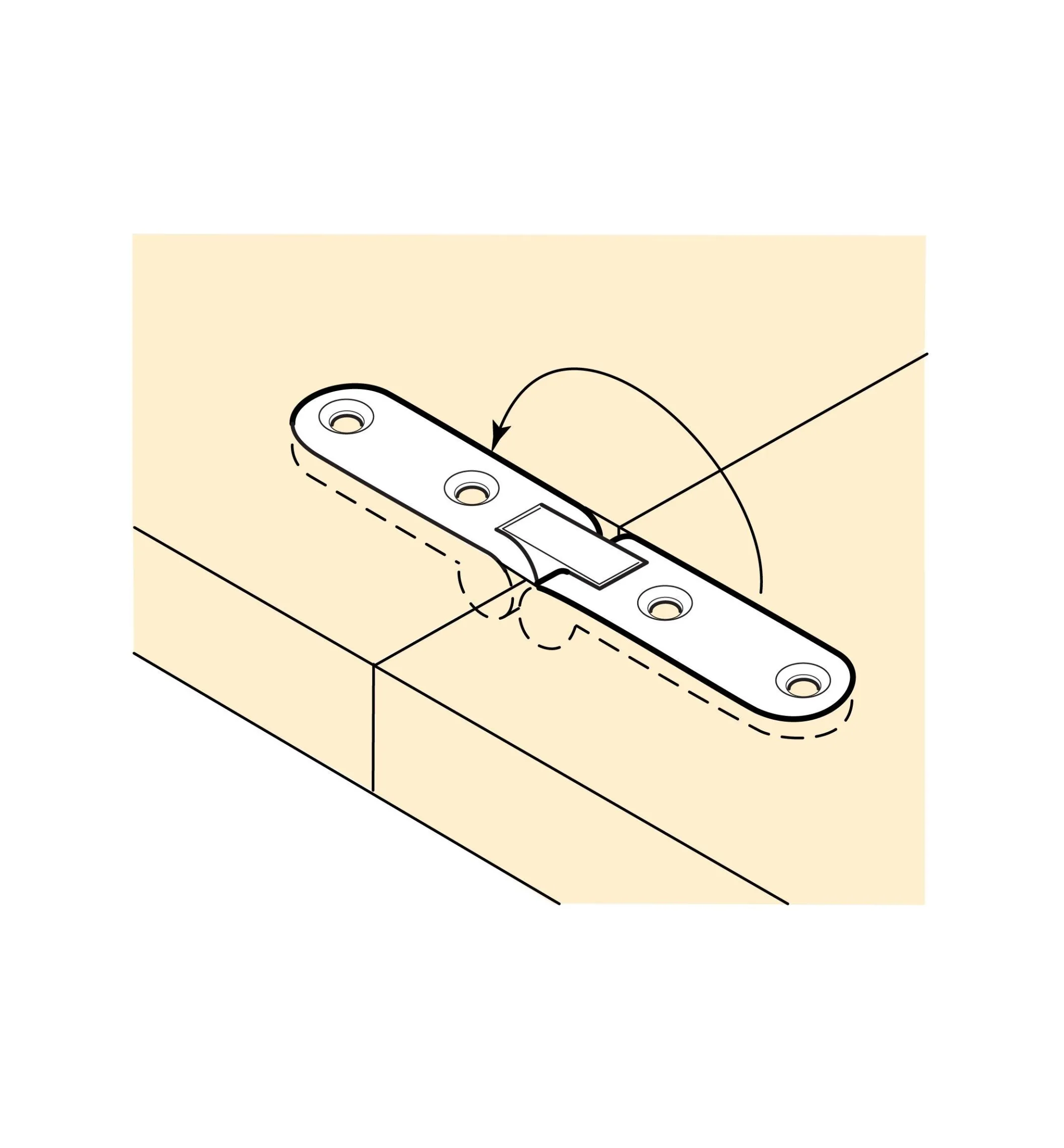 Narrow Flip-Top Hinges
