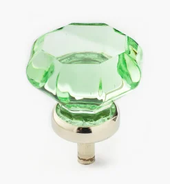 Octagonal Glass Knob